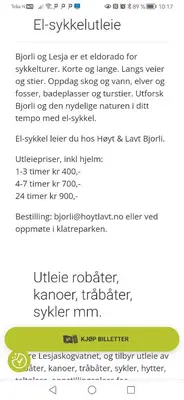 a screenshot of a cell phone with a list of letters at Bøvervegen 19 Appartment nr 9 in Bjorli
