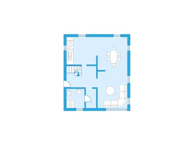 a floor plan of a small apartment illustration at Holiday Home Sjøtun by Interhome in Hyllestad
