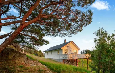 a house on the side of a hill at Awesome Home In Ånneland With Wifi in Ånneland