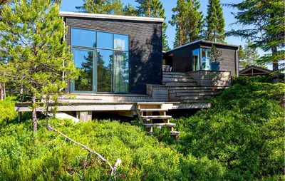 a small house on top of a hill at 4 Bedroom Lovely Home In Skodje in Skodje