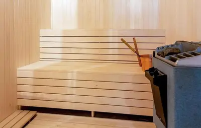 a wooden wall in a room with a window at Nice Home In Bjorli With Wifi in Bjorli