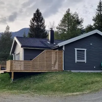 Hus i flott natur