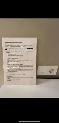 a white box sitting on top of a table at Sparresgaten 2 in Bergen