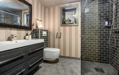 a bathroom with a sink and a toilet and a shower at 4 Bedroom Gorgeous Home In Rauland in Rauland