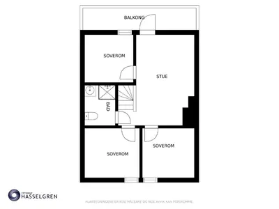 a floor plan of a house at Trysilfjell sør 825 in Trysil