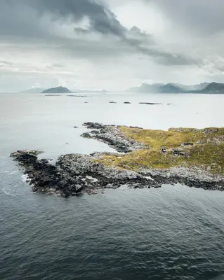 an island in the middle of a body of water at Runde Panorama - Highlight View in Runde