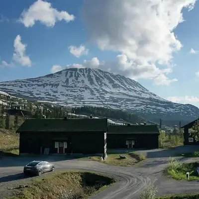 Lägenhet med utsikt mot Gaustatoppen