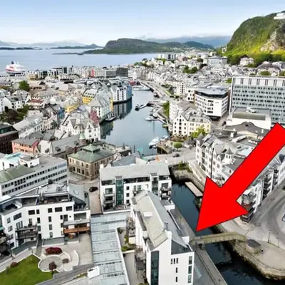 Sentral leilighet i Brosundet