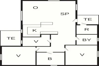 a block diagram of aominium at 6 person holiday home in NESBYEN-By Traum in Nesbyen