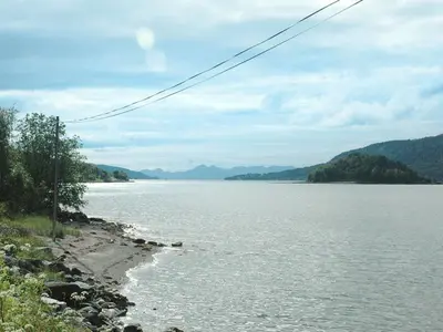 a view of a body of water with mountains at 8 person holiday home in Åfarnes-By Traum in Årset