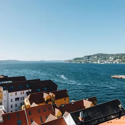 Beautiful penthouse with an ocean view in Bergen