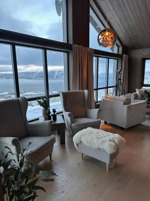 Gallery image of Flott hytte med høy standard og unik utsikt in Lensvik