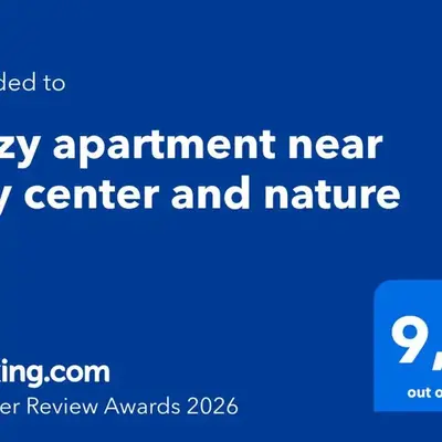 Cozy apartment near city center and nature