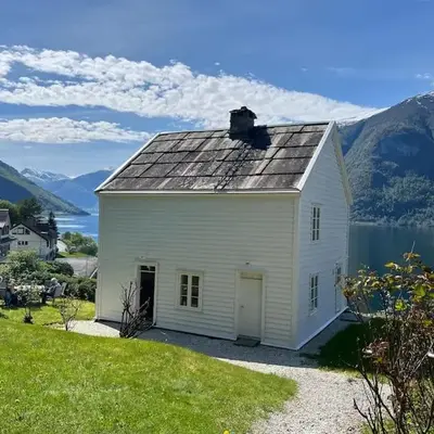 Nyrestaurert hus fra 1700-tallet