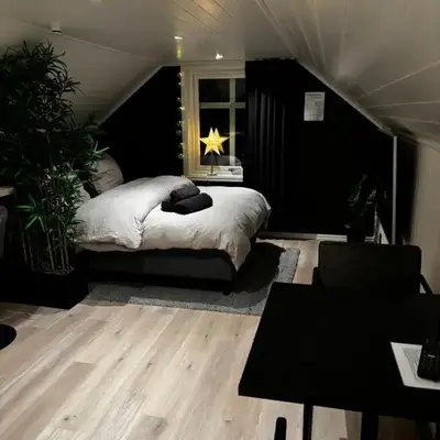 NY og moderne studioleilighet med elbil lading