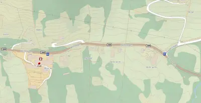 a map of the proposed route of the freeway at Charming Getaway ,Near Ski Trails And Hiking Paths in Beitostøl