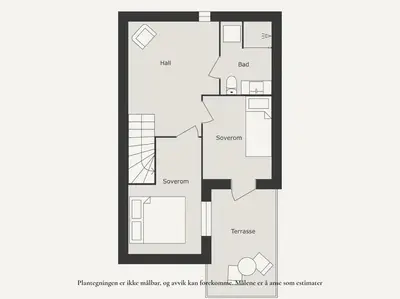 a floor plan of a house at Stay l Nordnes in Bergen