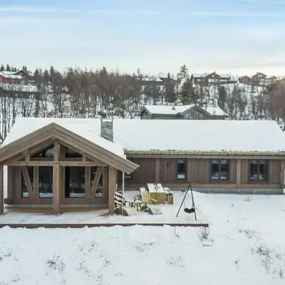 Modern Log Cabin For Whole Family At Geilo