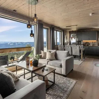 New modern apartment with ski in out in Hafjell