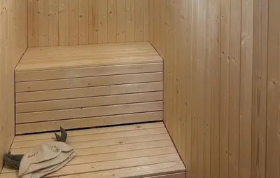 a fish is sitting in a sauna at Stunning Home In Flå With Sauna in Skadeland