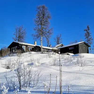 Large Secluded Cabin With Spa And View In Valdres