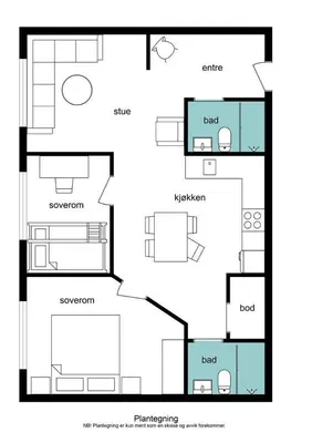 a floor plan of a house at Cozy apartment with pool in Bjorli