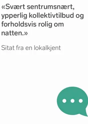 a screenshot of a text message with a whale at Liten studioleilighet meget sentralt i sentrum, 3 minutter fra torget in Trondheim