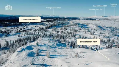 an aerial view of a ski resort in the snow at Modern Mountain Cabin - 3 Bedrooms - Sleeps 7 in Torpo