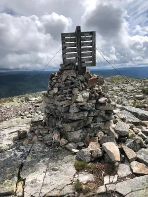 a stone structure on top of a mountain at Cabin at Furutangen - 3 bedroom family cabin in Åmot