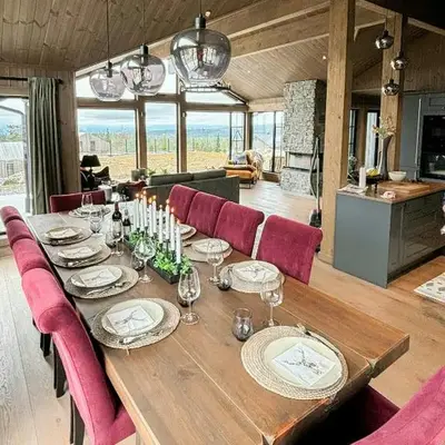 Architect Mountain Cabin At Lygna With Views