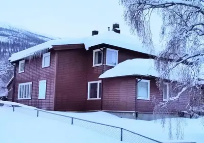 a house with snow on top of it at Hemsedal - 7 bedrooms - WI-FI in Hemsedal