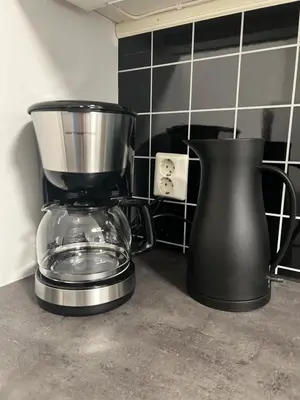 a food processor and a blender sitting on a counter at Eidfjord Fjell in Eidfjord