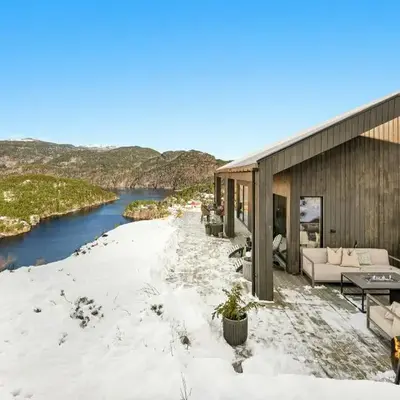 Cabin Overlooking Ryfylke Fjord