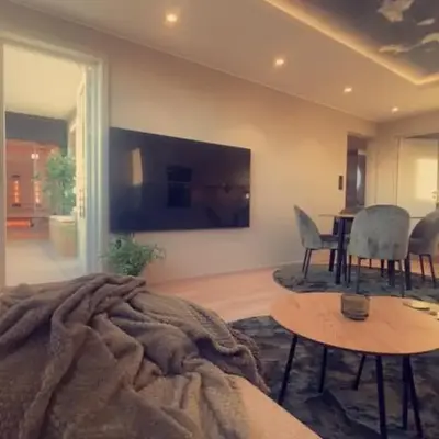 Penthouse apartment with sauna