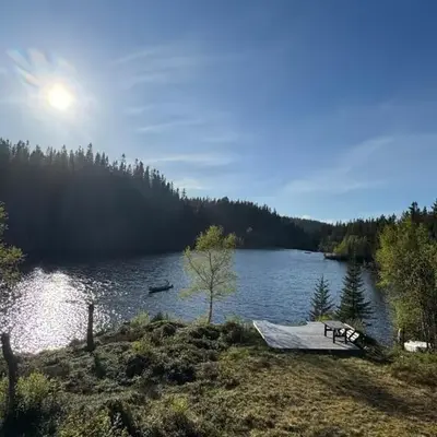 Lakeside cabin