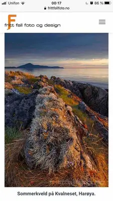 a page of a website with a picture of a mountain at Two floors house with 3 bed rooms and room for 8 persons in Ålesund