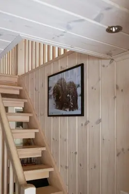 a picture of a bear hanging on a wall at Authentic Family Cabin Experience At Sjusjøen in Sjusjøen