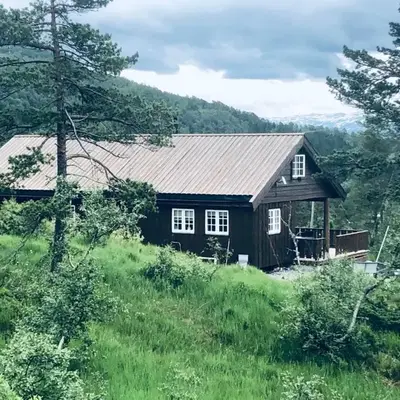 Familiehytte på Kvamskogen
