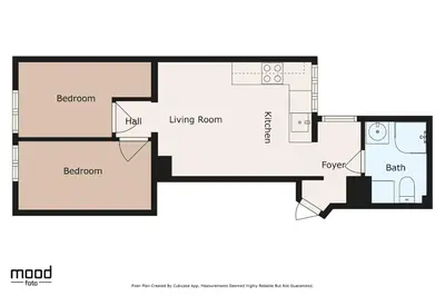 a floor plan of a house at Bergen pearl in historic street & easy check-in in Bergen