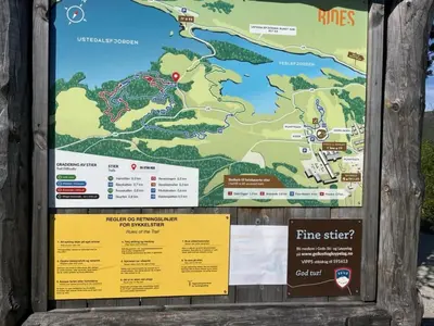 a map of the fire sites at the disneys fire stick at Ski in ski out in Geilo, comfortable and family friendly cabin in Geilo