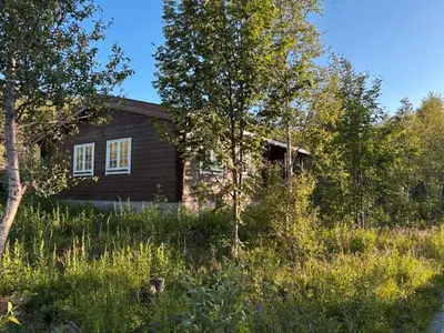 a small house in the middle of a field at Geilo - Hyggelig og sentral hytte in Hol