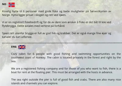 a letter from the british embassy with a picture of the flag at Mortenhytta, Valevåg in Valevåg