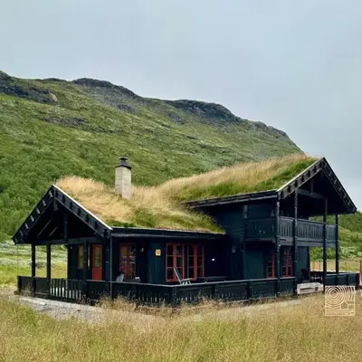 Modern cabin sauna