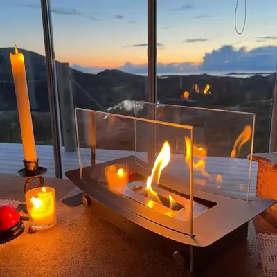 Cabin with stunning views and outdoor jacuzzie