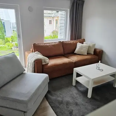 Modern City Apartment with garden and view
