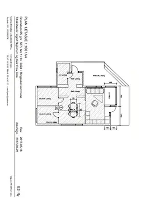 a house with a gardenfourth floor plan at Modernized Log Cabin At Ljøsheim in Sjusjøen