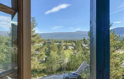 a view from a window of a house at Pet Friendly Home In Bjorli With Sauna in Bjorli