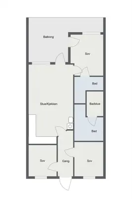a floor plan of a house at Ski in-Ski out with Sauna and Modern Mountain Comfort in Hemsedal