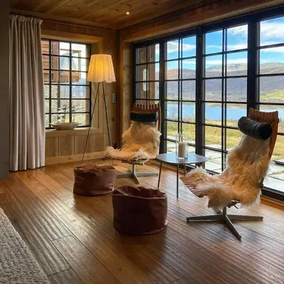 Flat With Panoramic Views Of Hallingskarvet