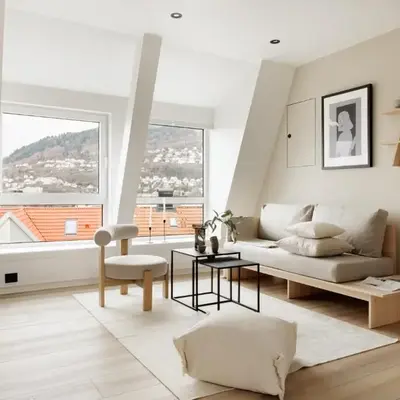 Relaxed apartment with a view